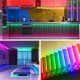 2*10M WiFi APP RGB 5050 Non-waterproof LED Strip Light+24Keys Remote Control for Alexa Google Home 12V Christmas Decorations Clearance Lights