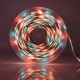 2*5M Waterproof DC12V LED Strip Light 3528 RGB Color Home Lamp+IR Remote Control+US Plug Power Adapter Christmas Decorations Clearance Lights