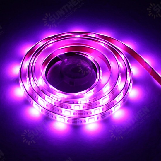 2M 12W SMD5050 Waterproof USB RGB LED Strip Light TV Backlight Work with Alexa Google DC5V Christmas Decorations Clearance Christmas Lights