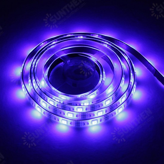 2M 12W SMD5050 Waterproof USB RGB LED Strip Light TV Backlight Work with Alexa Google DC5V Christmas Decorations Clearance Christmas Lights