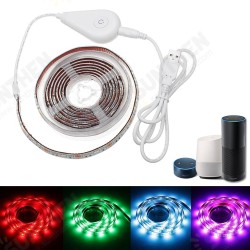 2M 12W SMD5050 Waterproof USB RGB LED Strip Light TV Backlight Work with Alexa Google DC5V Christmas Decorations Clearance Christmas Lights 2M 12W SMD5050 Waterproof USB RGB LED Strip Light TV Backlight Work with Alexa Google DC5V Christmas Decorations Clearance Christmas Lights
