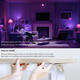 2M Waterproof SMD5050 RGB Smart WIFI LED Strip Light Work With Alexa Echo Voice Control DC12V