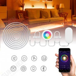 2M Waterproof SMD5050 RGB Smart WIFI LED Strip Light Work With Alexa Echo Voice Control DC12V 2M Waterproof SMD5050 RGB Smart WIFI LED Strip Light Work With Alexa Echo Voice Control DC12V