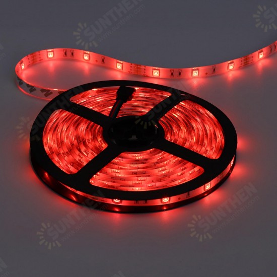 2PCS 5M 5050 SMD RGB Waterproof LED Strip Lights + Wifi Alexa Amazon Controller + DC12V Power Supply