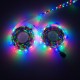 2PCS 5M RGB LED Strip Light SMD5050/2835 DC12V Non-waterproof Flexible Tape Lamp+Remote Control+Power Adapter