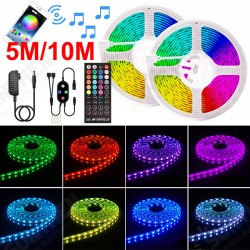 5/10M 12V LED Strip Lights 5050 RGB COLOUR CHANGING bluetooth APP Remote Music Smart Strips Christmas Decorations Clearance Christmas Lights 5/10M 12V LED Strip Lights 5050 RGB COLOUR CHANGING bluetooth APP Remote Music Smart Strips Christmas Decorations Clearance Christmas Lights