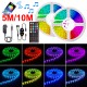 5/10M 12V LED Strip Lights 5050 RGB COLOUR CHANGING bluetooth APP Remote Music Smart Strips Christmas Decorations Clearance Christmas Lights