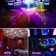 5/10M 12V LED Strip Lights 5050 RGB COLOUR CHANGING bluetooth APP Remote Music Smart Strips Christmas Decorations Clearance Christmas Lights