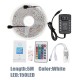 5M 10M IP65 IP20 Color Changeable WiFi Smart LED Strip Light+24Keys IR Remote Control+Adapter+Controller Christmas Decorations Clearance Lights