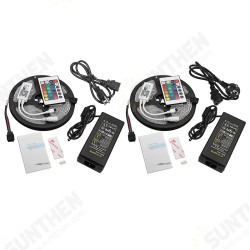 5M 48W SMD5050 RGBW Waterproof Smart Wifi Alexa Google APP Control LED Strip Lights EU US Plug DC12V Christmas Decorations Clearance Christmas Lights