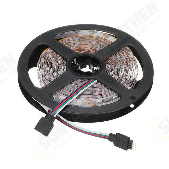 5M 60W SMD5050 Non-waterproof RGB LED Strip Light + WiFi Controller Works With Alexa DC12V