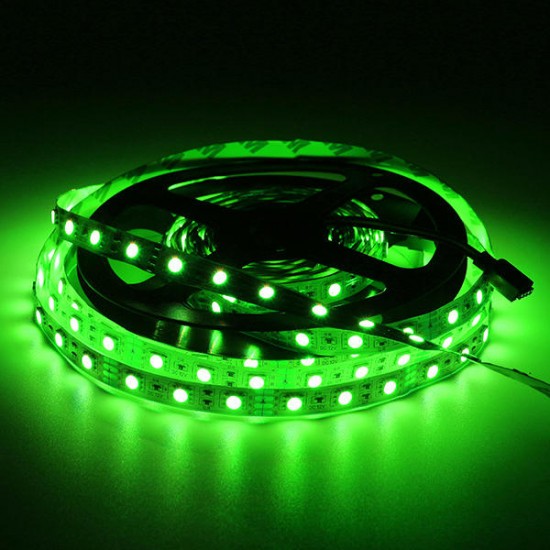 5M 60W SMD5050 Non-waterproof RGB LED Strip Light + WiFi Controller Works With Alexa DC12V