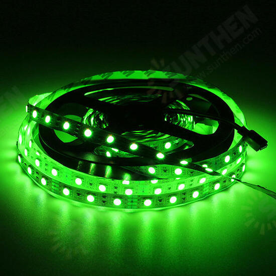 5M 60W SMD5050 Non-waterproof RGB LED Strip Light + WiFi Controller Works With Alexa DC12V