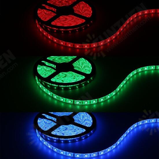 5M 60W SMD5050 Non-waterproof bluetooth APP Control RGB LED Strip Light Kit + 12V 5A Power Adapter Christmas Decorations Clearance Christmas Lights