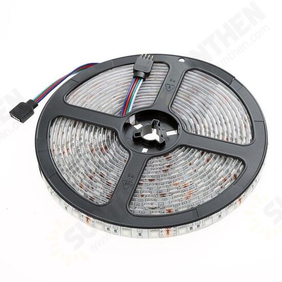 5M 60W SMD5050 Waterproof bluetooth APP Control RGB LED Flexible Strip Light Kit DC12V Christmas Decorations Clearance Christmas Lights