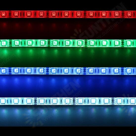 5M 60W SMD5050 Waterproof bluetooth APP Control RGB LED Flexible Strip Light Kit DC12V Christmas Decorations Clearance Christmas Lights