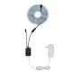 5M DC12V 5050 Dimmable Music Control RGB LED Strip Light TV Backlighting+20Keys Remote Control for Home Decor