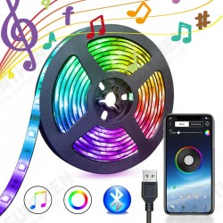 5V USB Power bluetooth Music Remote APP LED Strip Light 5050 RGB TV Backlight Decoration Christmas Decorations Clearance Christmas Lights 5V USB Power bluetooth Music Remote APP LED Strip Light 5050 RGB TV Backlight Decoration Christmas Decorations Clearance Christmas Lights
