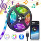 5V USB Power bluetooth Music Remote APP LED Strip Light 5050 RGB TV Backlight Decoration Christmas Decorations Clearance Christmas Lights