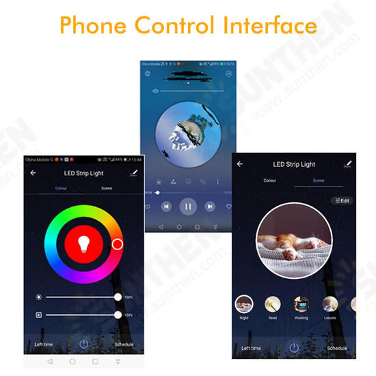 5M 10M IP66 5050 RGB WiFi APP Smart LED Strip Light with IR Remote Controller Work With Alexa Google Christmas Decorations Clearance Christmas Lights