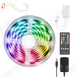 BW-LT34 5M WiFi RGB Music LED Strip Kit+EU/US Plug+40 keys IR Remote Control for Alexa Google Assistant Decorations Clearance Lights BW-LT34 5M WiFi RGB Music LED Strip Kit+EU/US Plug+40 keys IR Remote Control for Alexa Google Assistant Decorations Clearance Lights