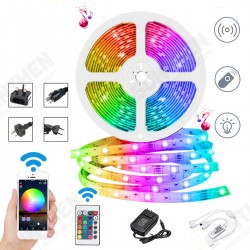 DC12V 10M Non-waterproof DIY 2835 RGB WiFi Smart 600LED Strip Light for Alexa Google Home for Home Decor Christmas Decorations Clearance Lights DC12V 10M Non-waterproof DIY 2835 RGB WiFi Smart 600LED Strip Light for Alexa Google Home for Home Decor Christmas Decorations Clearance Lights