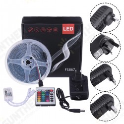 DC12V 24W Smart SMD3528 RGB 300LED Strip Light + 24Keys IR Remote Control + WiFi Controller + Power Supply DC12V 24W Smart SMD3528 RGB 300LED Strip Light + 24Keys IR Remote Control + WiFi Controller + Power Supply