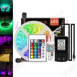 DC12V 24W Smart SMD3528 RGB 300LED Strip Light + 24Keys IR Remote Control + WiFi Controller + Power Supply DC12V 24W Smart SMD3528 RGB 300LED Strip Light + 24Keys IR Remote Control + WiFi Controller + Power Supply