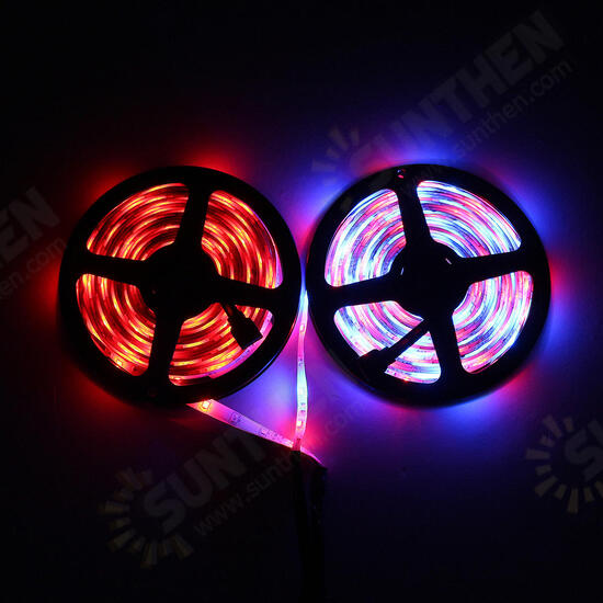 DC12V 2*5M Non-waterproof SMD2835 Smart WIFI Alexa Google Home Control Flexible RGB LED Strip Light