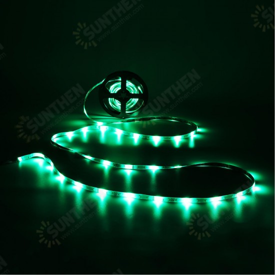 DC12V 5M SMD2835 24W Waterproof Alexa Smart Home WIFI Controller APP Control RGB LED Strip Light Christmas Decorations Clearance Christmas Lights