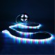 DC12V 5M SMD2835 24W Waterproof Alexa Smart Home WIFI Controller APP Control RGB LED Strip Light Christmas Decorations Clearance Christmas Lights