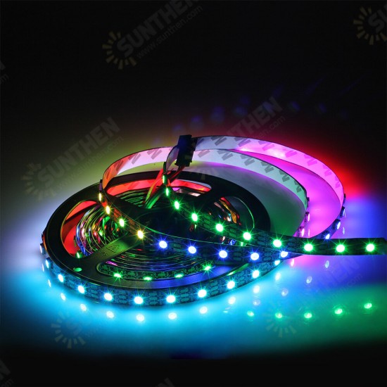 DC5V 1M 2M WS2812B 5050 bluetooth USB APP Control RGB Individually Addressable LED Strip Light Kit Christmas Decorations Clearance Christmas Lights