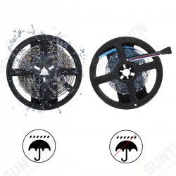 DC5V 3M RGBW Flexible LED Strip Light Decorative Home DIY Hallway Stair Lamp+WiFi Controller+Remote Control