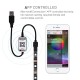 DC5V Waterproof 1M 2M 3M 4M 5M 5050 SMD USB RGB LED Strip Light bluetooth Control Bar TV Computer Backlighting