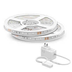 Smart LED Strip Light RGB Multicolor Changing Dimmable Music Sync Remote Control Voice Control Works