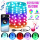 LED Waterproof USB Christmas Tree Strip Music String Personalized Lights Decor Christmas Decorations Clearance Christmas Lights