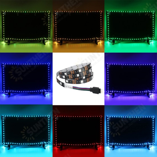 RGB LED Light Strip bluetooth APP+Remote+Voice Control Ceiling 5050 Background