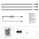 RGB LED Light Strip bluetooth APP+Remote+Voice Control Ceiling 5050 Background