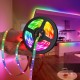 Light Strips Music RGB light strips Smart Phone App Controlled Ehome Light with Overcurrent Protection 20-Key Remote Control