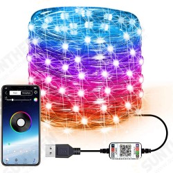Smart for Alexa WiFi LED RGB Fairy String Light USB Waterproof Garden Decor Lamp Smart for Alexa WiFi LED RGB Fairy String Light USB Waterproof Garden Decor Lamp
