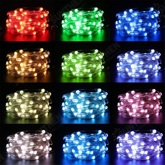 Smart for Alexa WiFi LED RGB Fairy String Light USB Waterproof Garden Decor Lamp