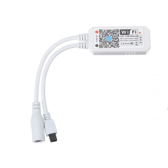 Waterproof 5M SMD5050 RGB LED Strip Light + WiFi Controller + 24Keys Remote Control +Power Adapter DC12V