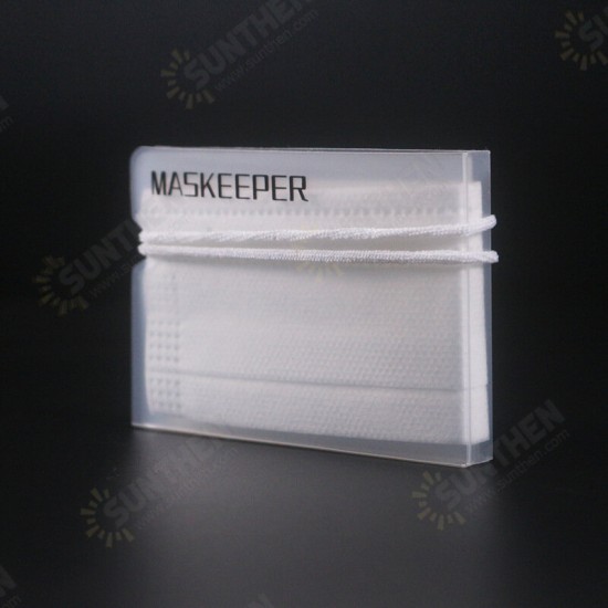 10Pcs Portable Foldable Disposable Face Mask Storage Folder Box Small Watch Box Container Case