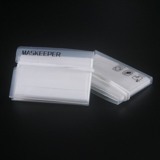 10Pcs Portable Foldable Disposable Face Mask Storage Folder Box Small Watch Box Container Case