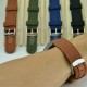 18/20/22/24mm Waterproof Watch Band Mens Army Military Nylon Canvas Wrist Bracelet Strap Replacement