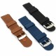 18/20/22/24mm Waterproof Watch Band Mens Army Military Nylon Canvas Wrist Bracelet Strap Replacement