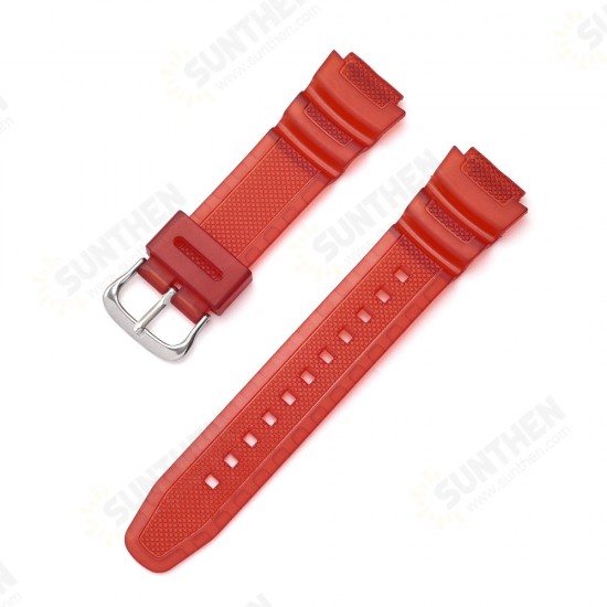 18mm PU Strap Replacement Watch Band for Casio AE-1000w AQ-S810W SGW-300H MRW-200H AEQ-110W W-S200H