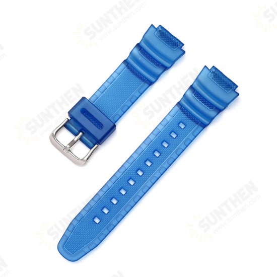 18mm PU Strap Replacement Watch Band for Casio AE-1000w AQ-S810W SGW-300H MRW-200H AEQ-110W W-S200H