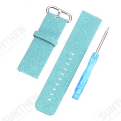 195x22mm Leather Wrist Bracelet Softness Comfortable Watch Band Strap for Fitbit Smart Watch 195x22mm Leather Wrist Bracelet Softness Comfortable Watch Band Strap for Fitbit Smart Watch