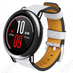 20mm Colorful Leather Strap Replacement Watch Band for Amazfit BIP Youth